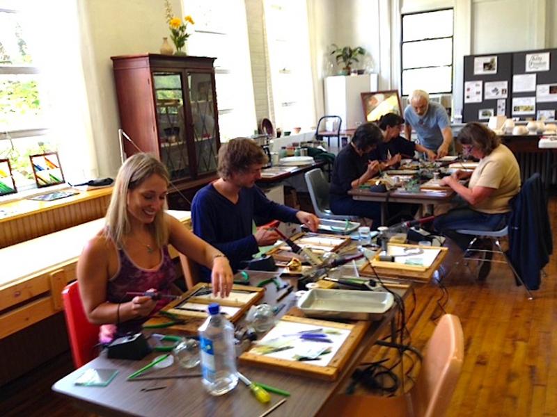 Class at the Szilagyi Center in Rowlesburg, WV